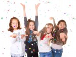 children celebrating party